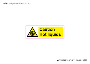 Caution hot liquids
